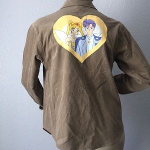 Sailer Moon Long Sleeve button up - Medium
